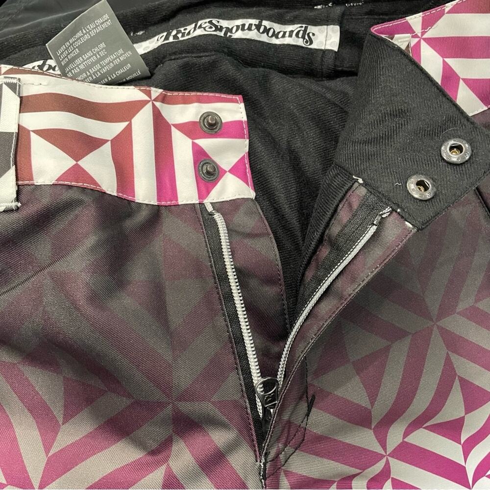 Ride Snowboard Pants Women’s Ombré Purple Low Rise Sz M - Picture 6 of 8